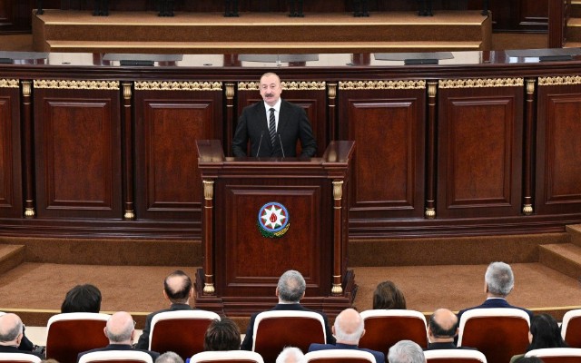 "Xəritələrdə Sevan gölü yoxdur, Göyçə gölüdür" - İlham Əliyev
