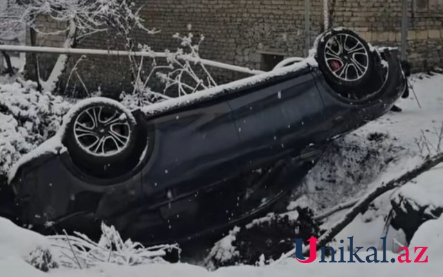 Qəbələdə "Changan" aşdı - VİDEO