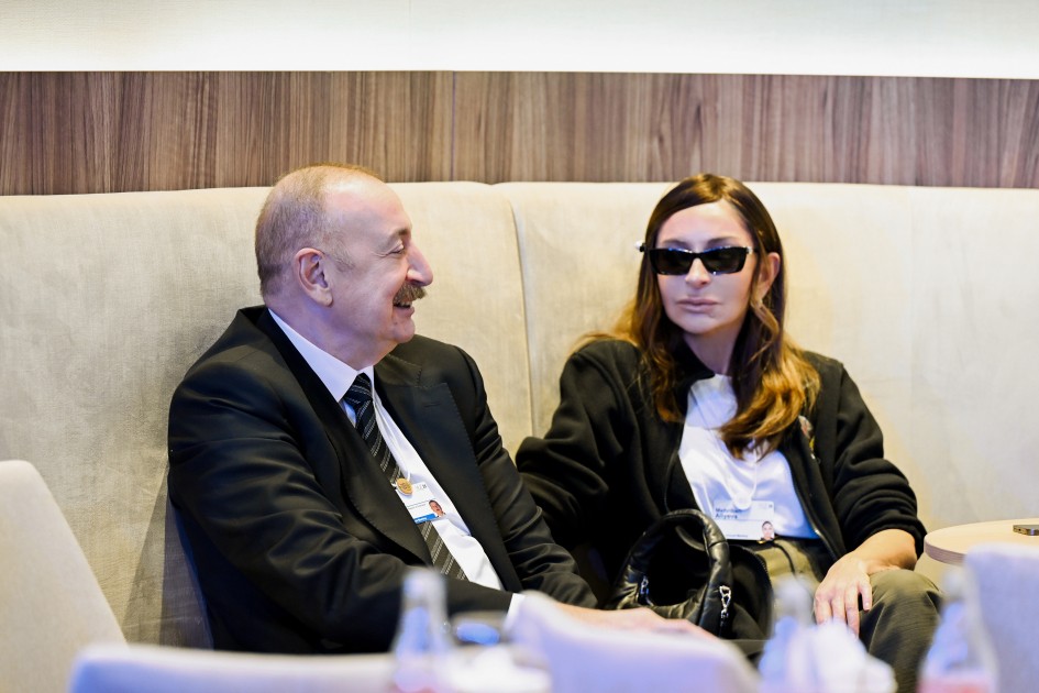 Prezident və ailə üzvləri panel iclasında - FOTOLAR