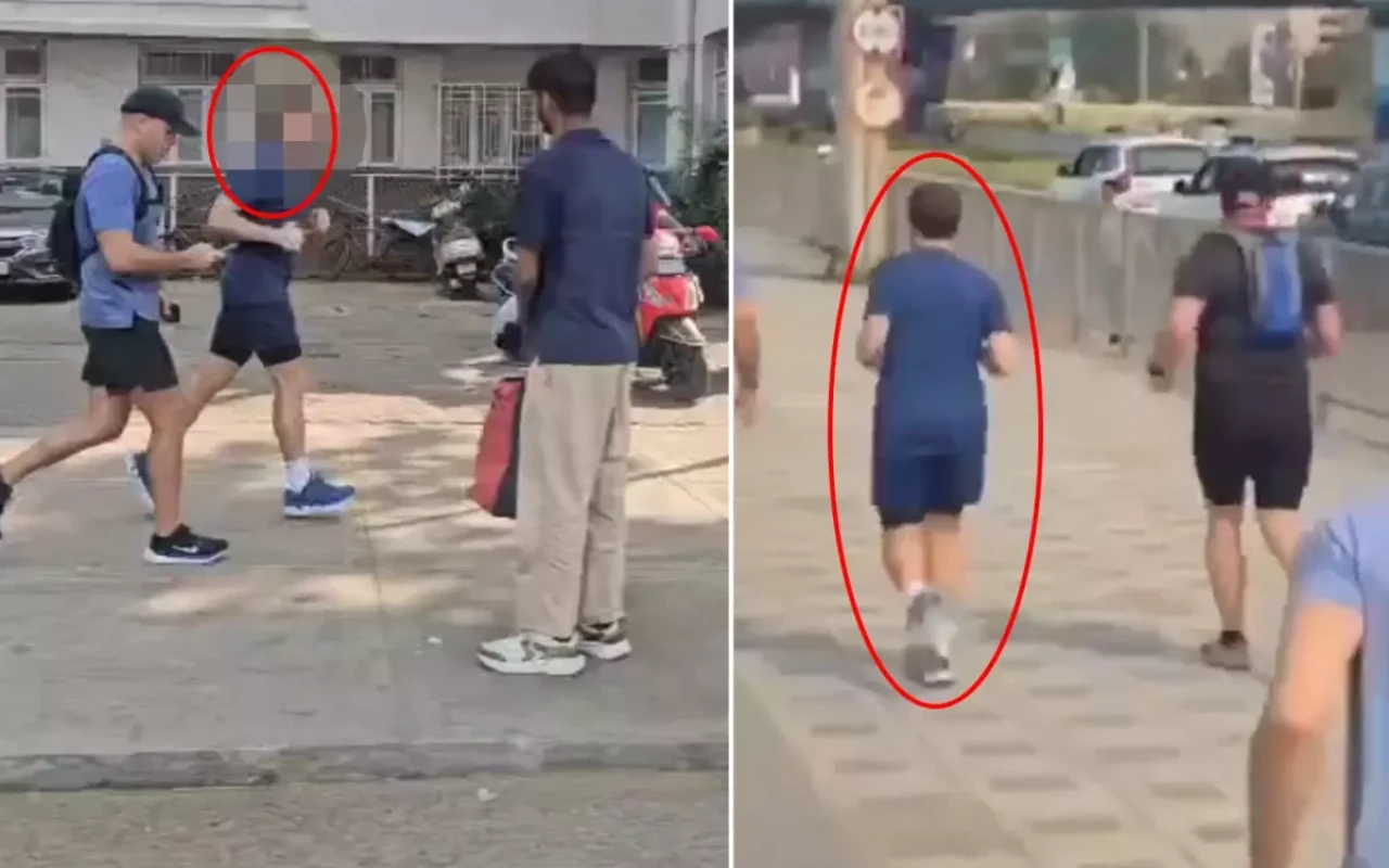 Makron Hindistanda belə görüntüləndi