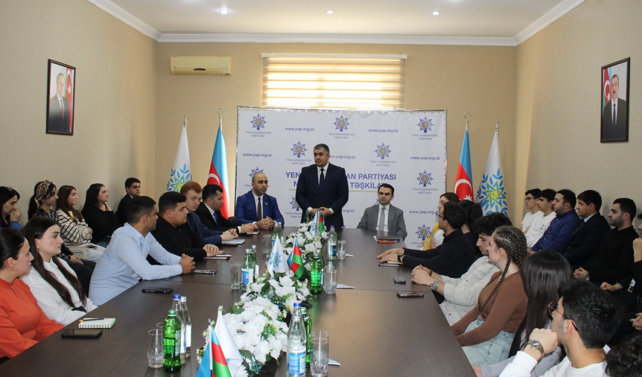 YAP Nizami rayon təşkilatı tədbir keçirdi - FOTOLAR
