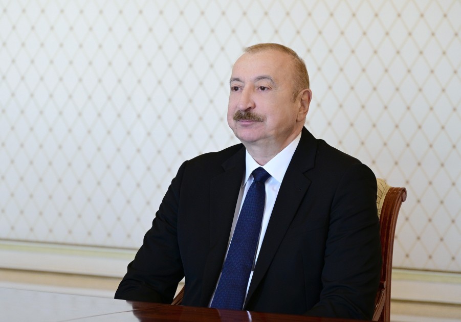 İlham Əliyev Aleksey Overçuku qəbul etdi - FOTOLAR