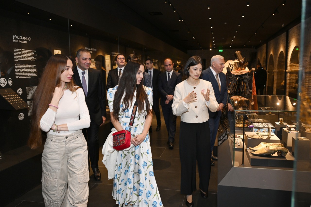 Leyla Əliyeva Şəki səfərindən fotolar paylaşdı Leyla Əliyeva Şəki səfərindən fotolar paylaşdı