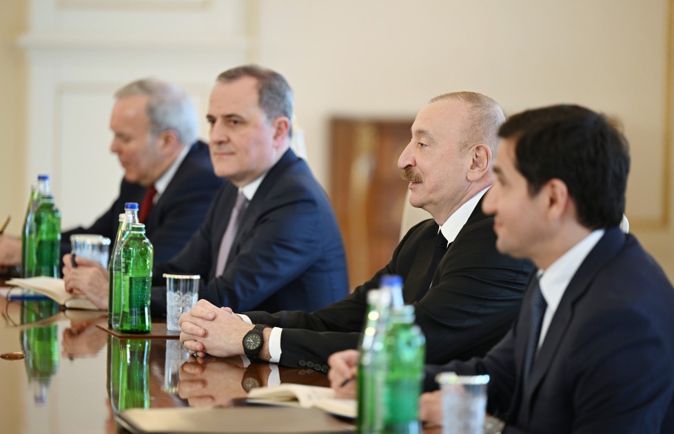 Prezident Kaya Kallası qəbul etdi - FOTOLAR Prezident Kaya Kallası qəbul etdi - FOTOLAR