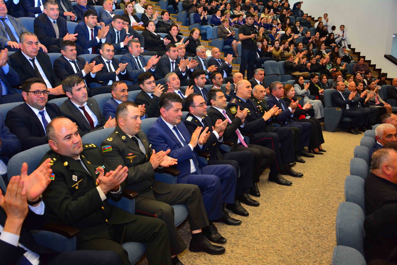 Ağstafada Heydər Əliyevin103-cü ildönümünə həsr olunmuş tədbiri keçirilib - FOTOLAR