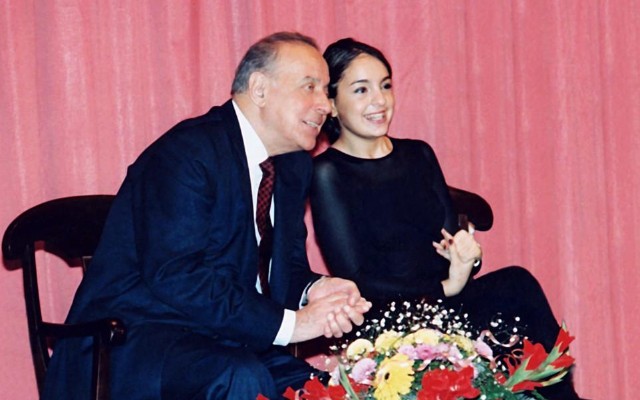 Leyla Əliyevadan babası ilə bağlı paylaşım