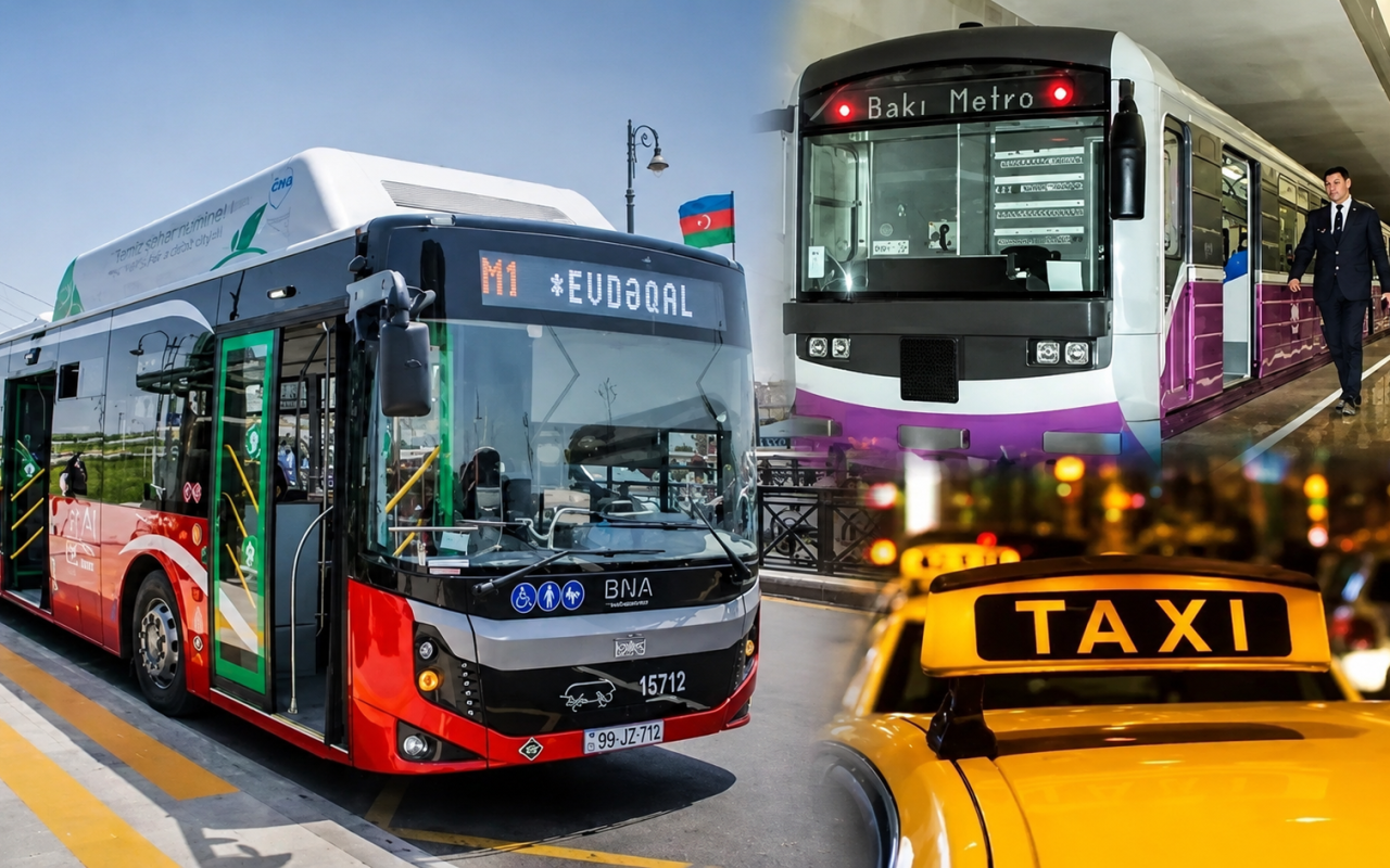 Bakıda bütün avtobuslar və taksilər metro ilə birləşdirilir?