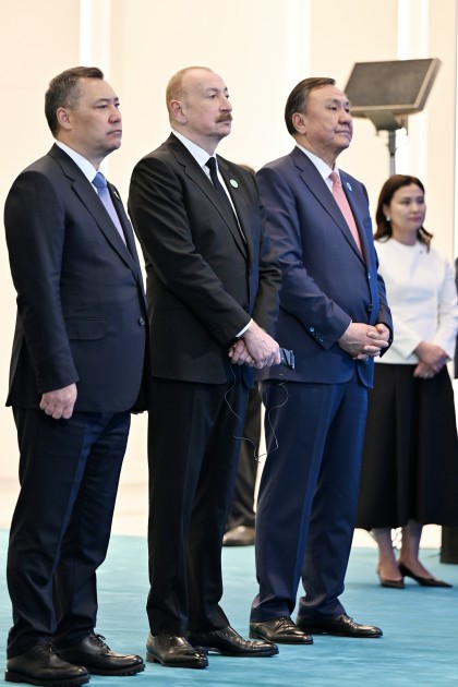 İlham Əliyev Türk Sivilizasiyası Mərkəzinin təməlqoyma mərasimində - FOTOLAR İlham Əliyev Türk Sivilizasiyası Mərkəzinin təməlqoyma mərasimində - FOTOLAR