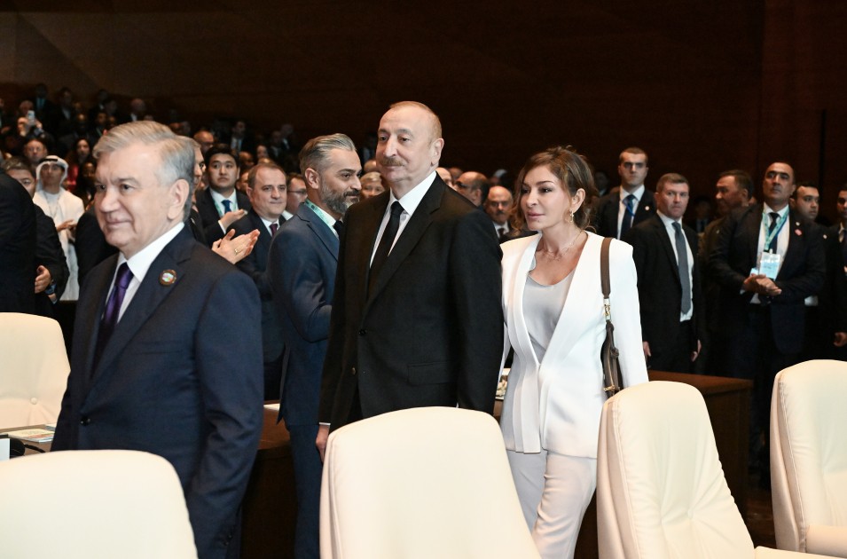 Prezident və xanımı WUF13-ün açılış mərasimində - VİDEO (YENİLƏNİB)