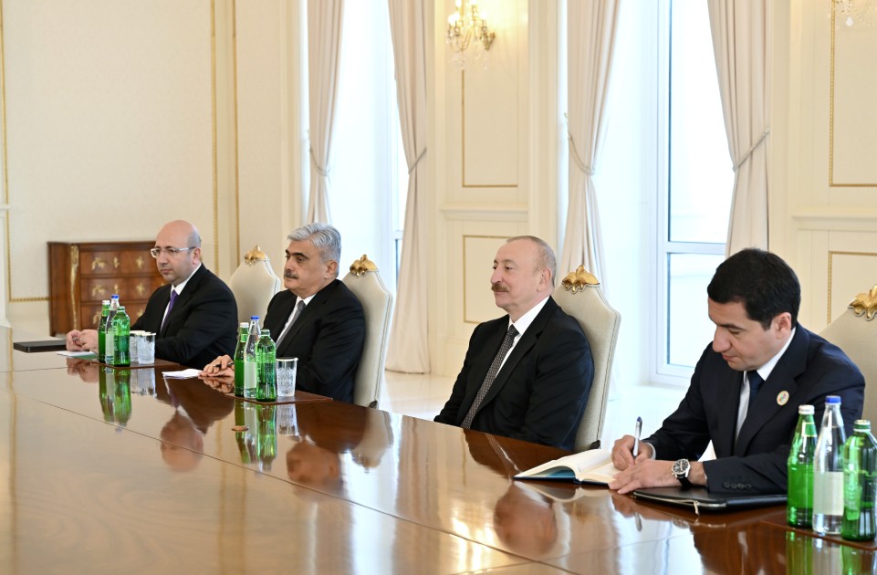 Prezident İqor Sergeyenkonu qəbul etdi - FOTOLAR