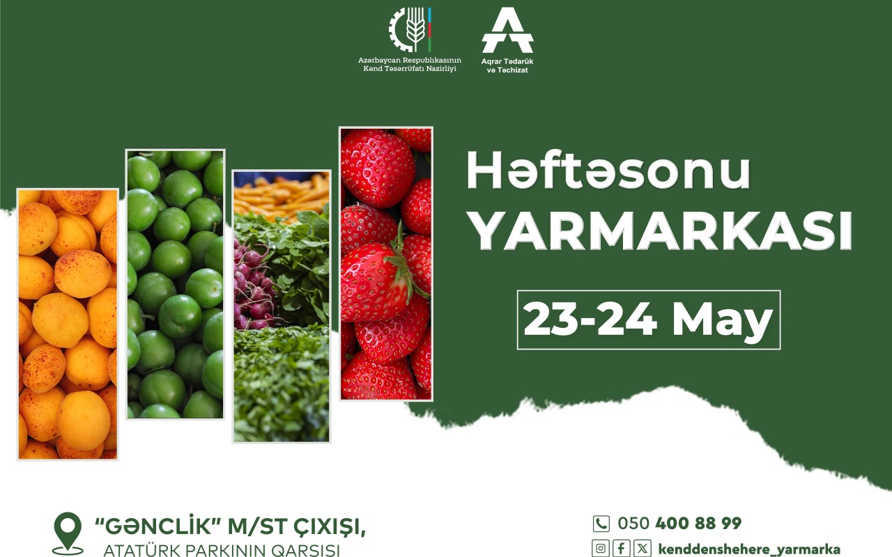 “Kənddən Şəhərə” həftəsonu yarmarkası