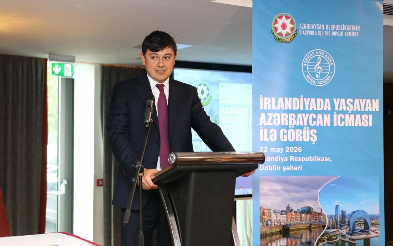 Fuad Muradov Dublində Azərbaycan icması ilə görüşüb - FOTOLAR