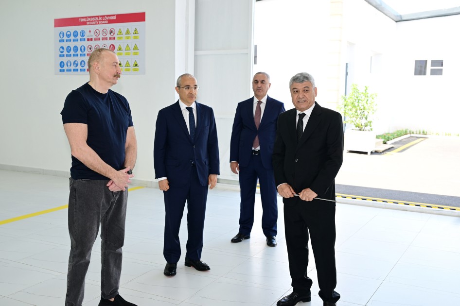 Xocalıda "Qarabağ Tekstil Evi" MMC istifadəyə verildi - FOTOLAR