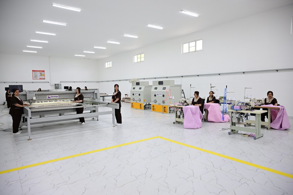 Xocalıda "Qarabağ Tekstil Evi" MMC istifadəyə verildi - FOTOLAR