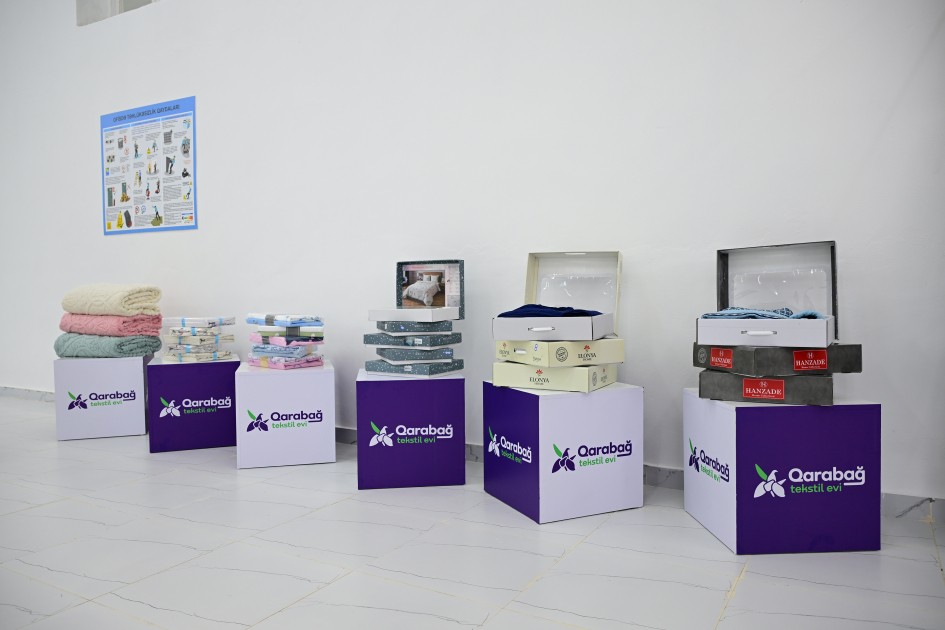 Xocalıda "Qarabağ Tekstil Evi" MMC istifadəyə verildi - FOTOLAR