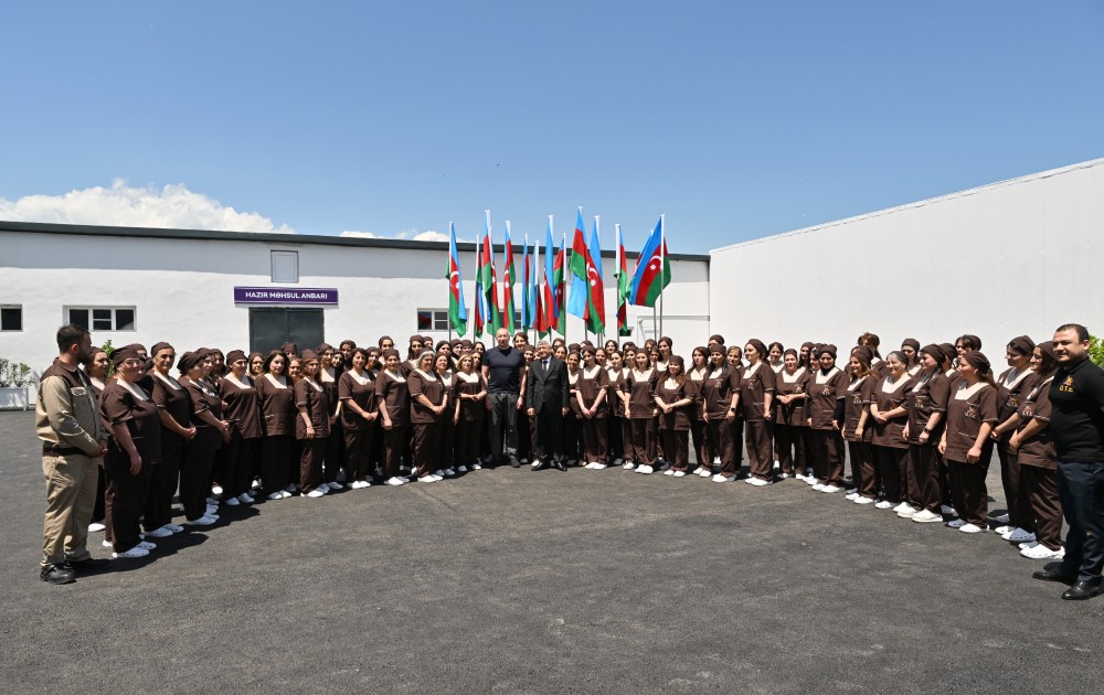 Xocalıda "Qarabağ Tekstil Evi" MMC istifadəyə verildi - FOTOLAR