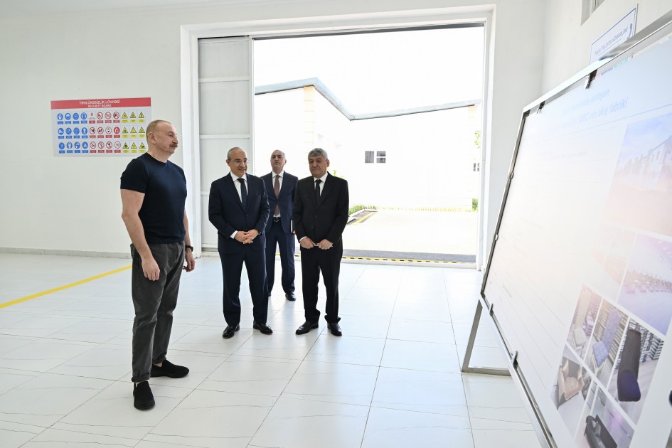 Xocalıda "Qarabağ Tekstil Evi" MMC istifadəyə verildi - FOTOLAR