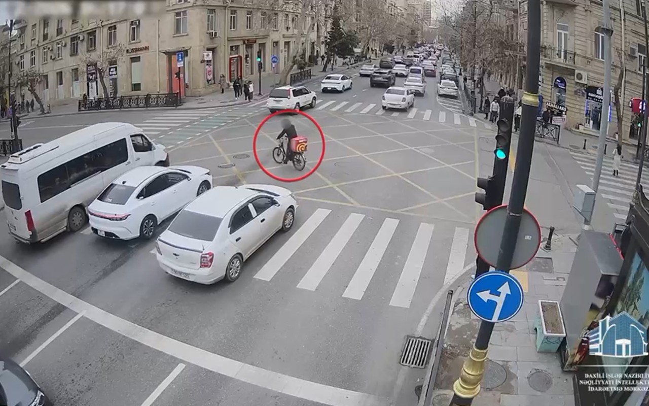 Velosiped və skuter sürücüləri bu görüntüləri diqqətlə izləsinlər