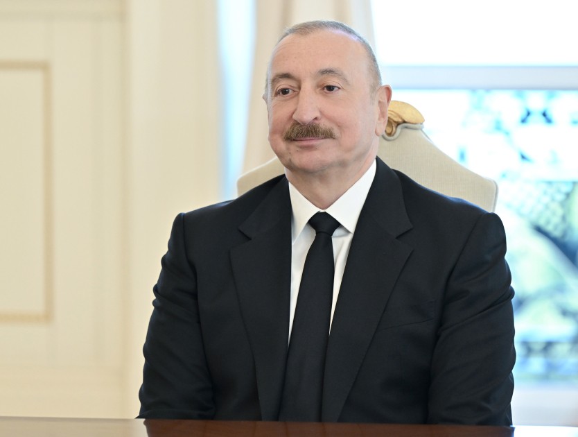 Prezident Kaleb Orrun başçılıq etdiyi nümayəndə heyətini qəbul edib - FOTOLAR