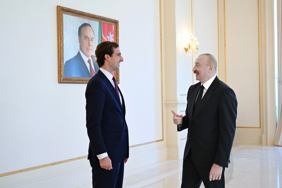 Prezident Kaleb Orrun başçılıq etdiyi nümayəndə heyətini qəbul edib - FOTOLAR