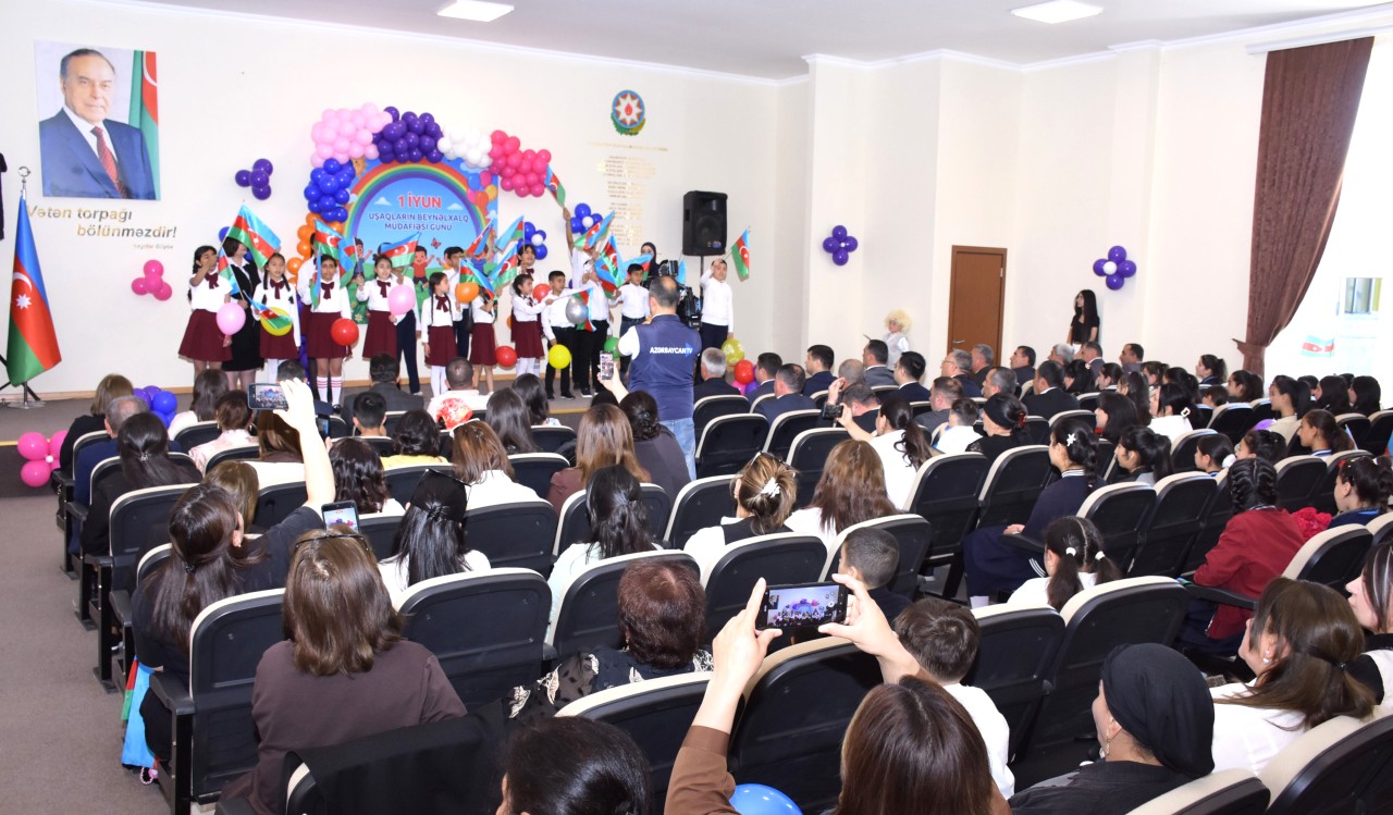Uşaqlar Günü Ağstafada da qeyd olunub - FOTOLAR