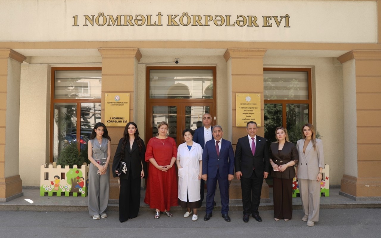 1 saylı körpələr evinə ziyarət təşkil olundu -