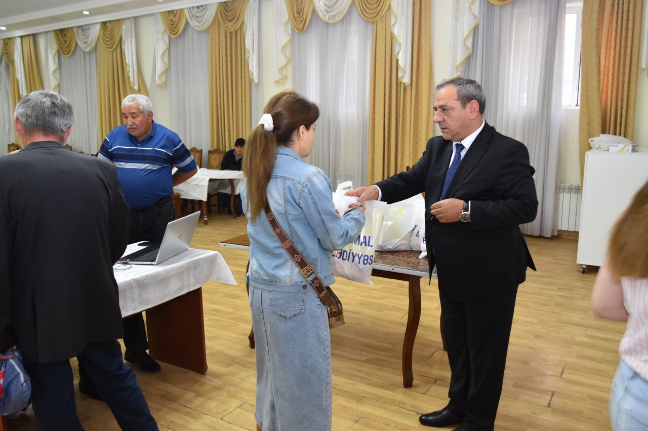 Yasamalda 4000 şəxs qurban payı ilə təmin olundu - FOTOLAR