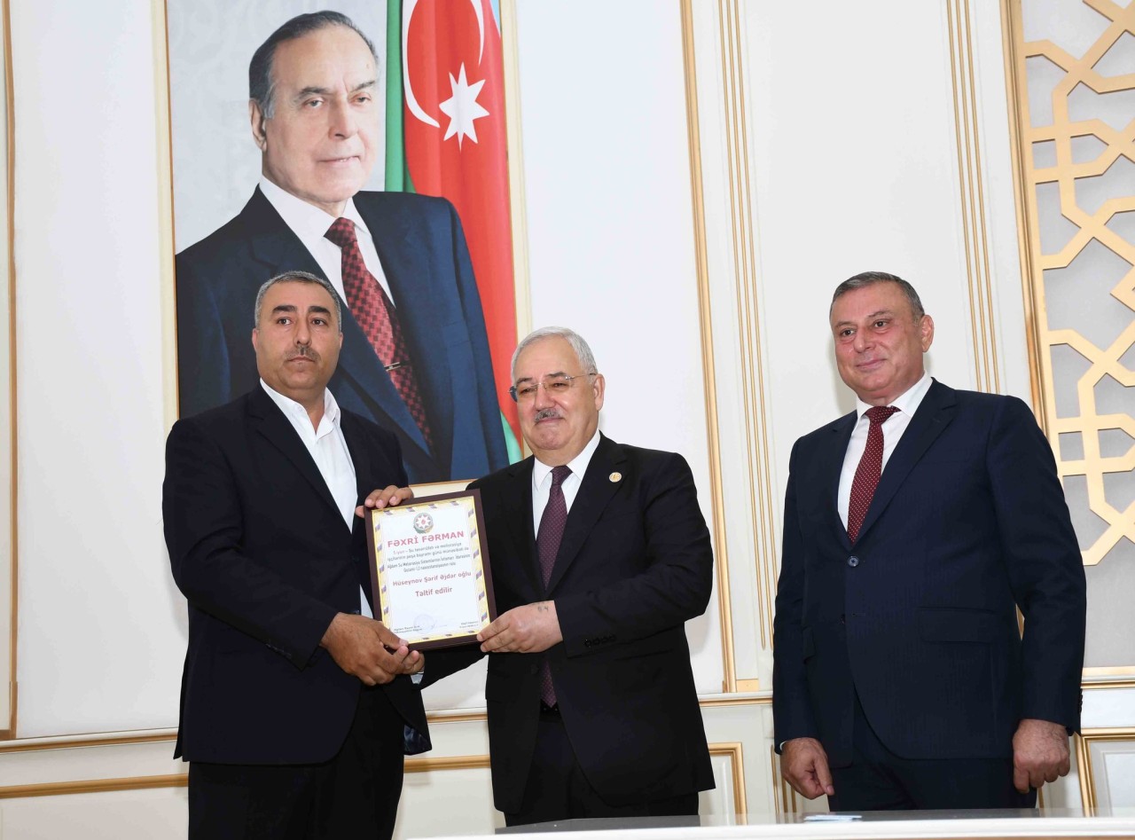 Ağdamda  Su təsərrüfatı və meliorasiya işçilərinin peşə bayramı qeyd edildi - FOTOLAR