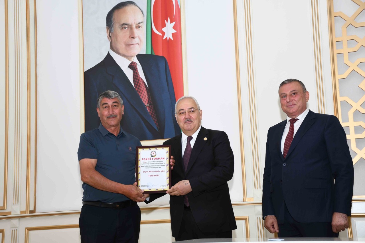 Ağdamda  Su təsərrüfatı və meliorasiya işçilərinin peşə bayramı qeyd edildi - FOTOLAR