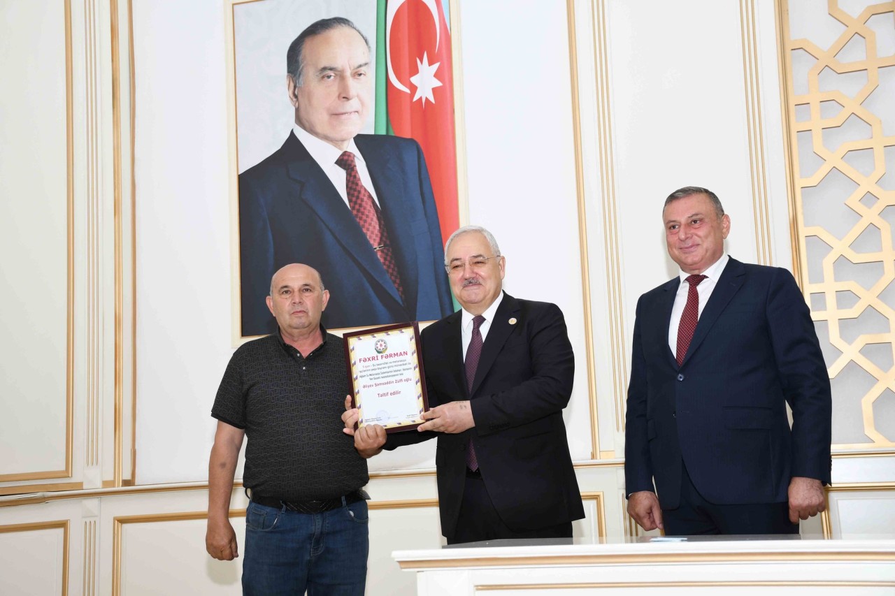 Ağdamda  Su təsərrüfatı və meliorasiya işçilərinin peşə bayramı qeyd edildi - FOTOLAR