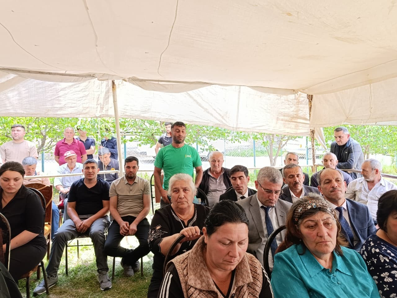 Goranboyda növbəti səyyar qəbul Qurbanzadə kəndində keçirilib - FOTOLAR