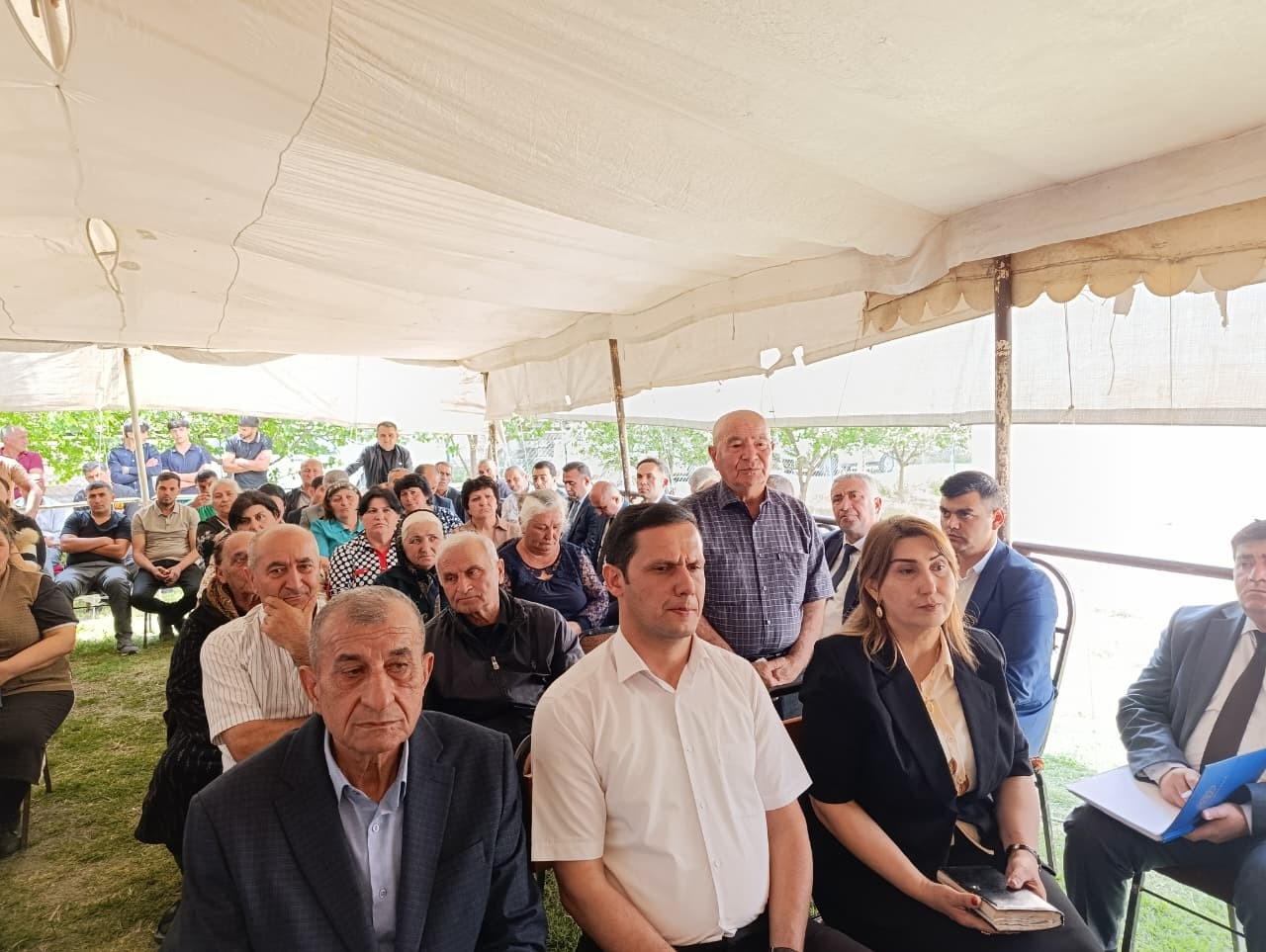 Goranboyda növbəti səyyar qəbul Qurbanzadə kəndində keçirilib - FOTOLAR