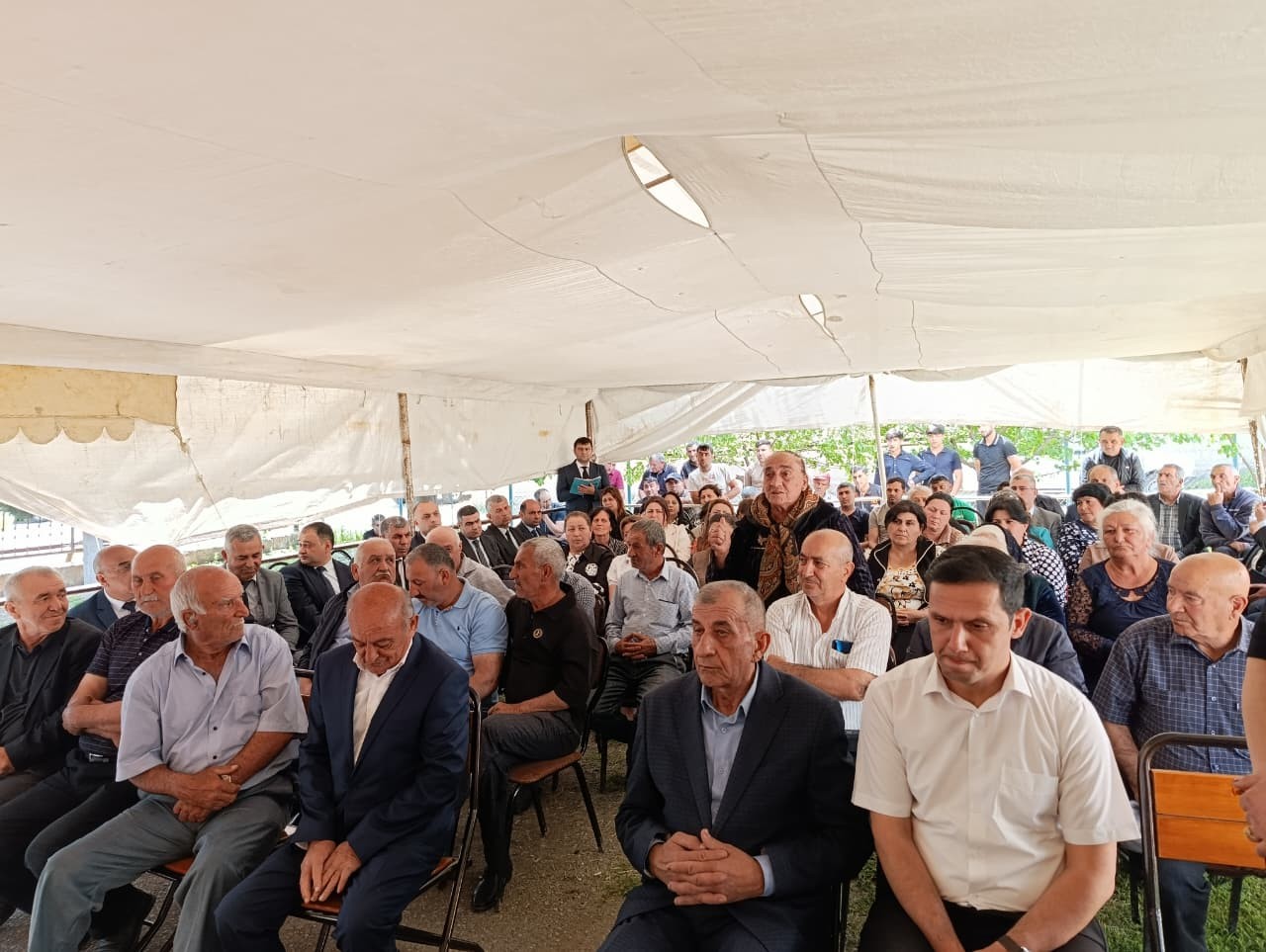 Goranboyda növbəti səyyar qəbul Qurbanzadə kəndində keçirilib - FOTOLAR