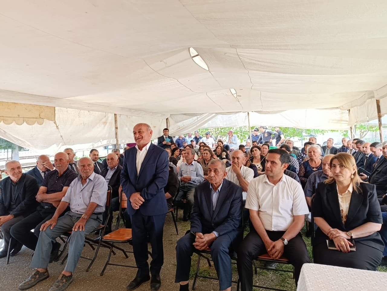 Goranboyda növbəti səyyar qəbul Qurbanzadə kəndində keçirilib - FOTOLAR