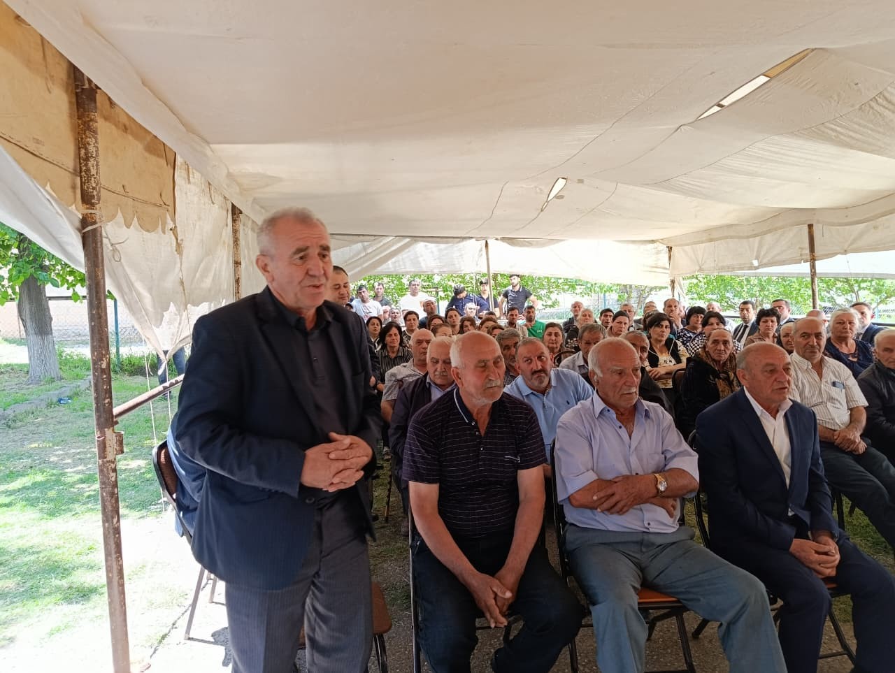 Goranboyda növbəti səyyar qəbul Qurbanzadə kəndində keçirilib - FOTOLAR