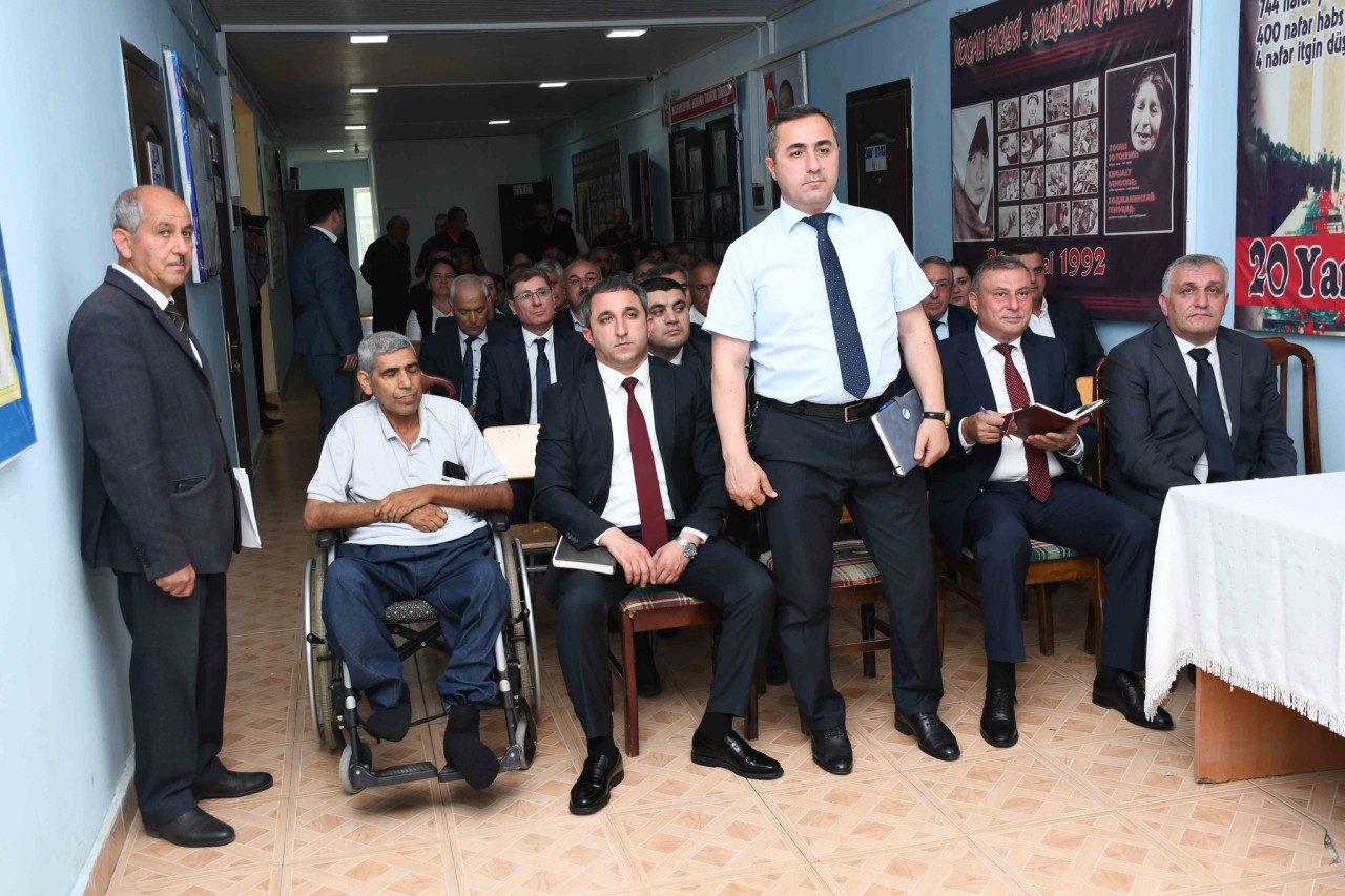 İcra başçısı Vaqif Həsənovun səyyar qəbul-görüşü keçirildi - FOTOLAR