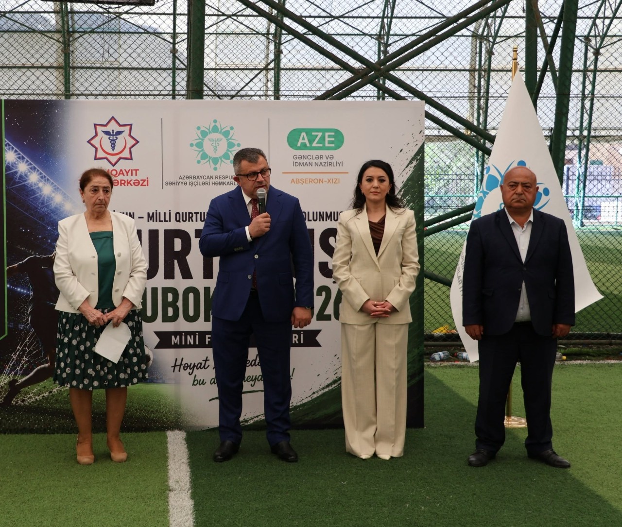 Sumqayıtda “Qurtuluş Kuboku – 2026” minifutbol turnirinə start verilib - FOTOLAR