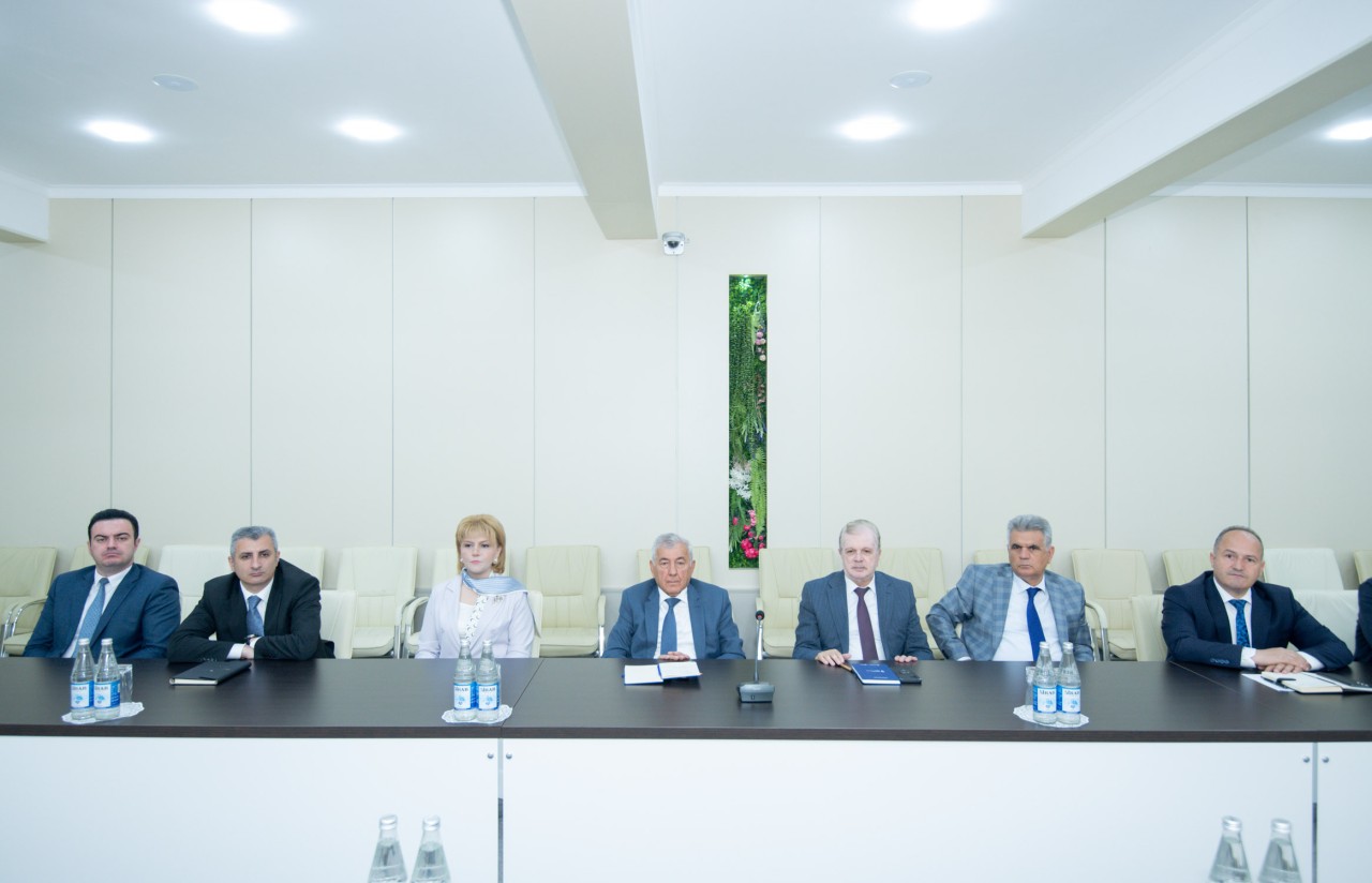 BMU-da Dövlət Proqramı İdarəetmə Qrupunun rəhbər heyəti ilə görüş keçirildi - FOTOLAR
