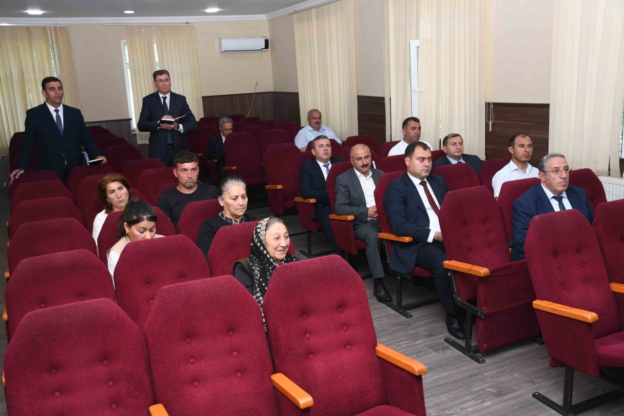 Ağdam RİH-də vətəndaşların növbəti qəbulu keçirilib - FOTOLAR