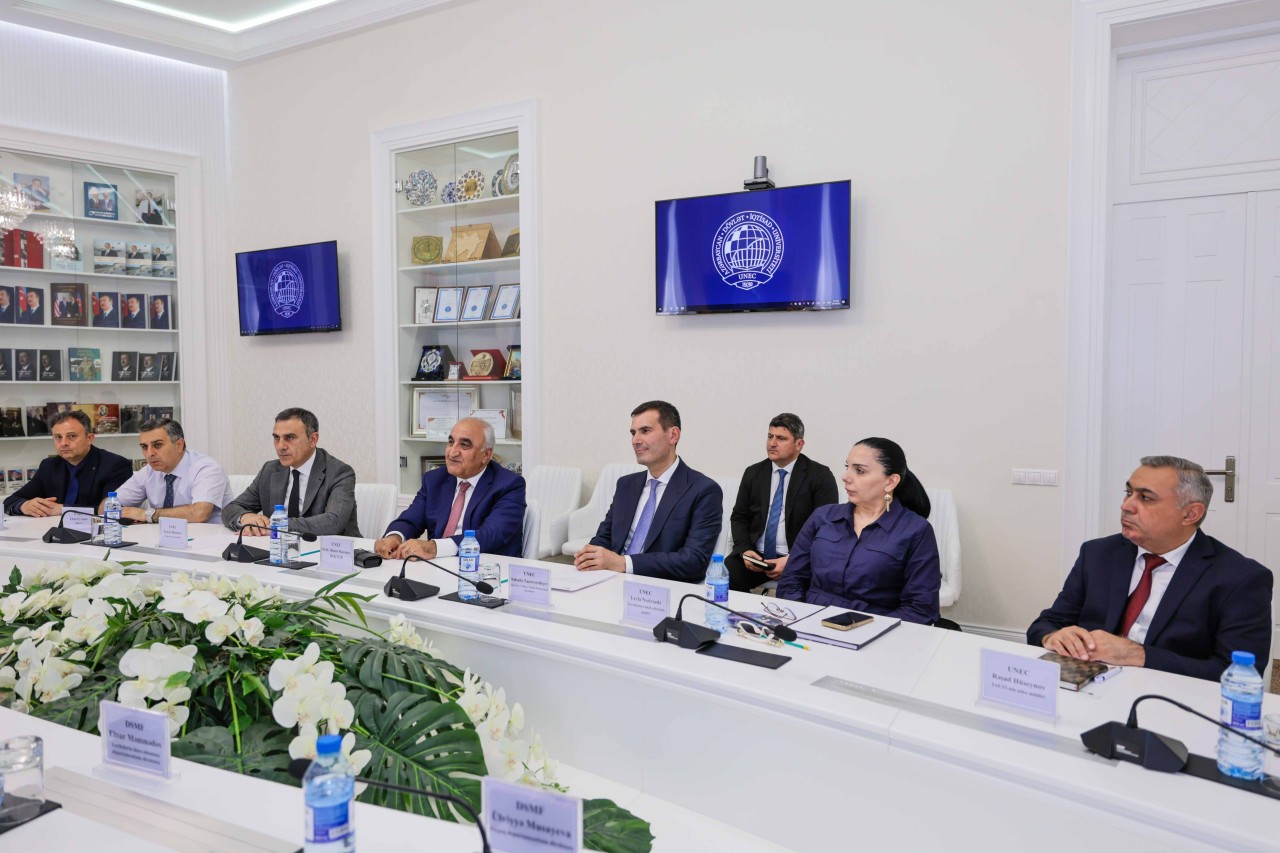 UNEC ilə DSMF arasında memorandum imzalanıb - FOTOLAR