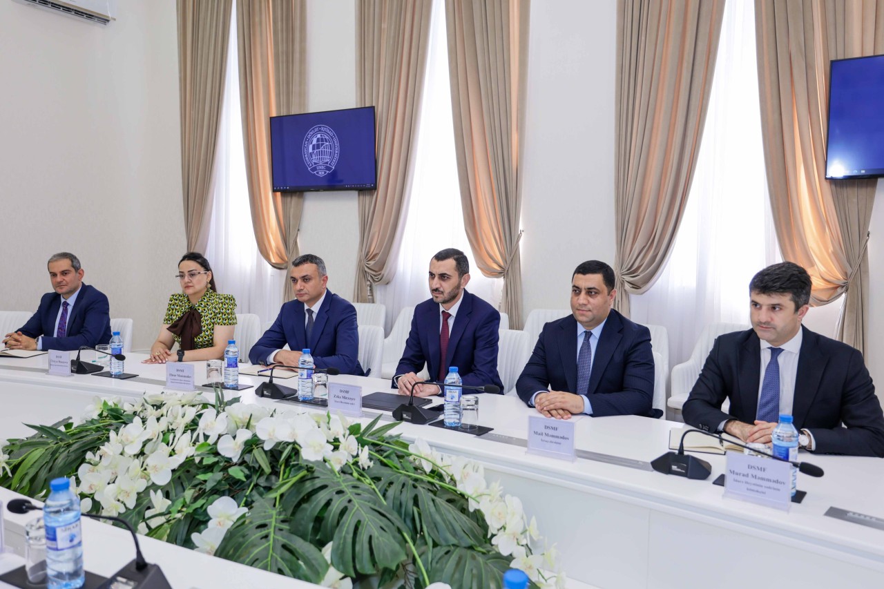 UNEC ilə DSMF arasında memorandum imzalanıb - FOTOLAR