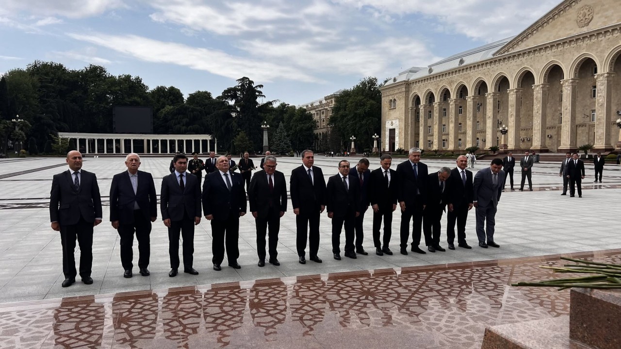Gəncədə Milli Qurtuluş Gününə həsr olunmuş tədbir keçirilib - FOTOLAR