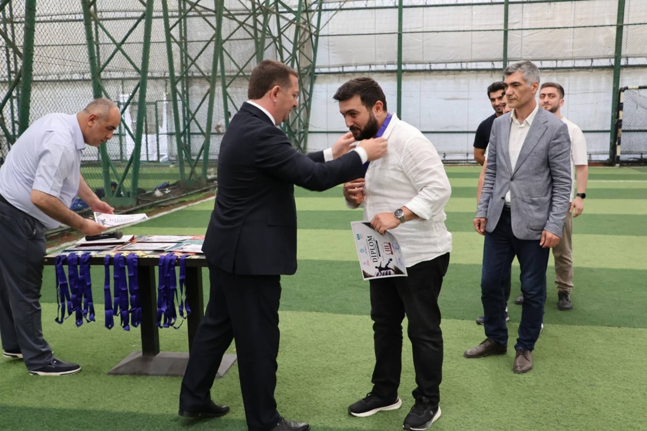 Sumqayıtda “Qurtuluş Kuboku – 2026” minifutbol turniri başa çatıb - FOTOLAR