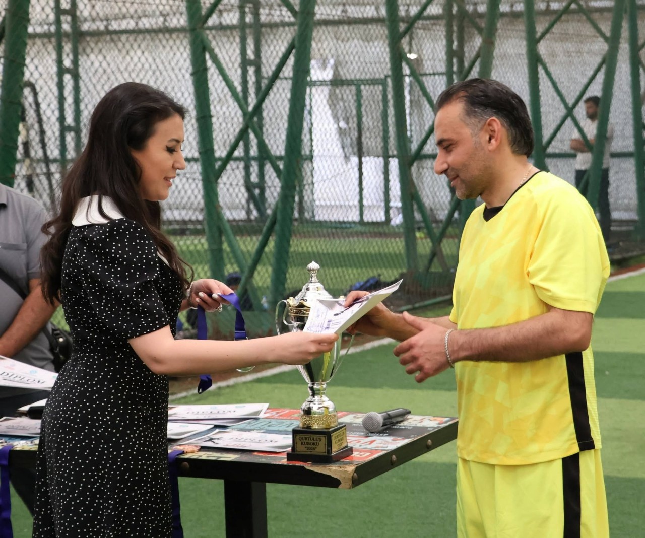 Sumqayıtda “Qurtuluş Kuboku – 2026” minifutbol turniri başa çatıb - FOTOLAR