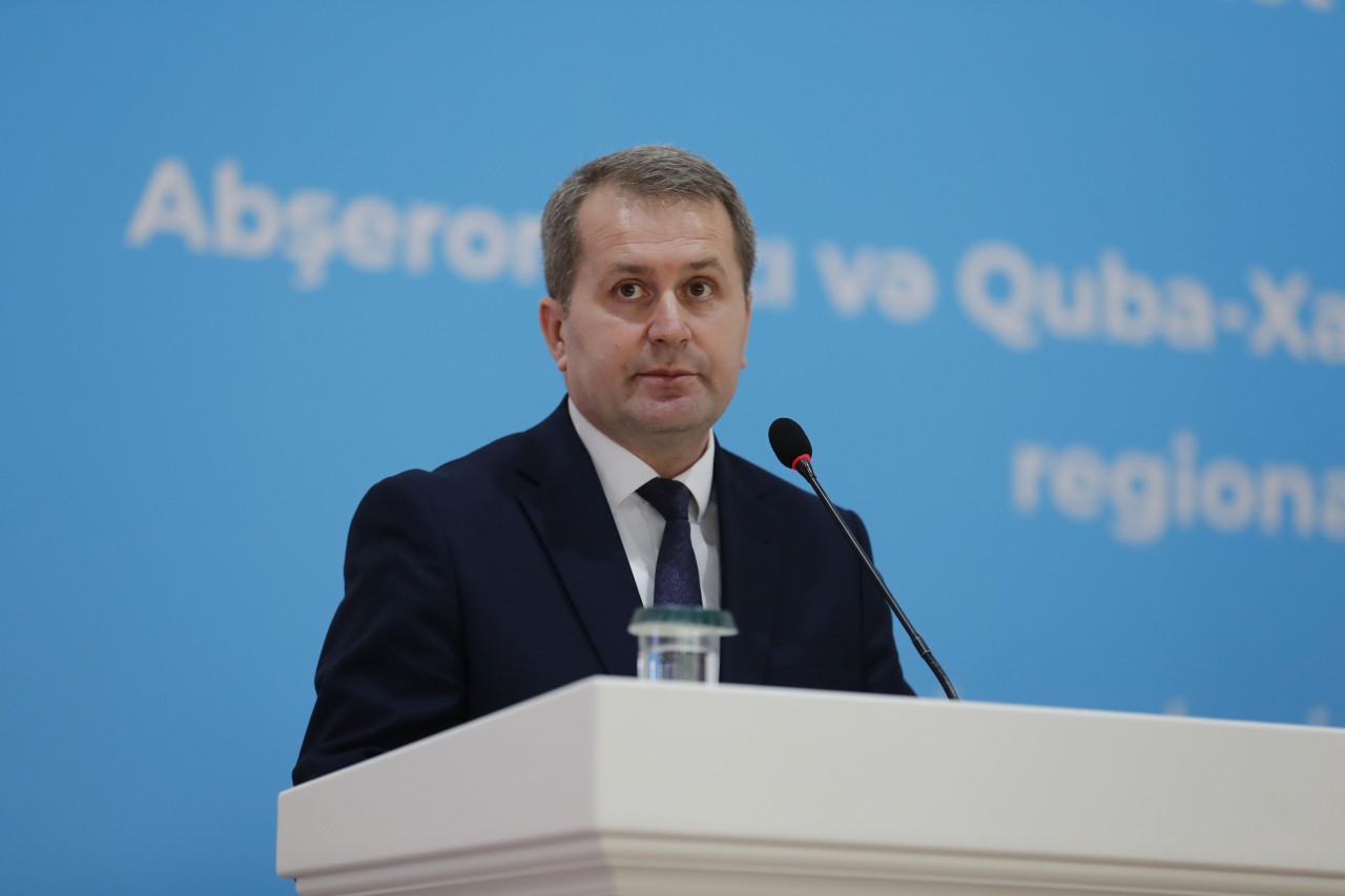 Prezidentin köməkçisi Qubada regional müşavirə keçirdi - FOTOLAR