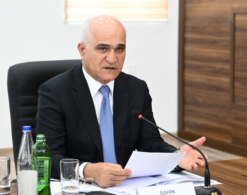 Samir Nuriyev Ağdərədə iclas keçirdi - FOTOLAR