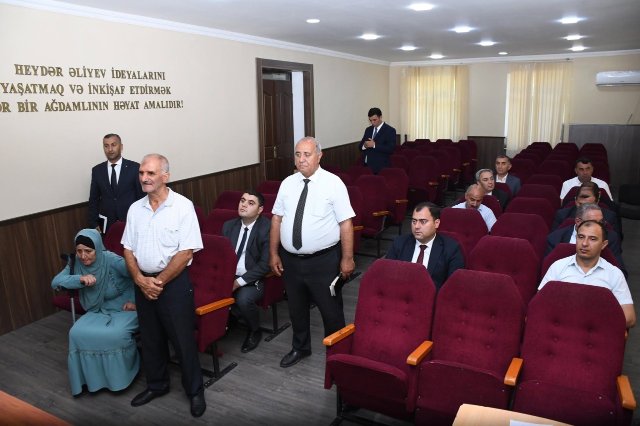 Ağdam Rayon İcra Hakimiyyətində vətəndaşların növbəti qəbulu keçirilib - FOTOLAR