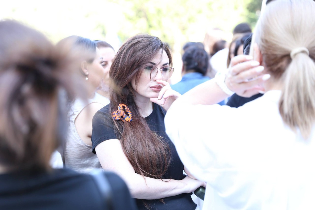 Müəllimlər imtahandan sonra... - FOTOLAR