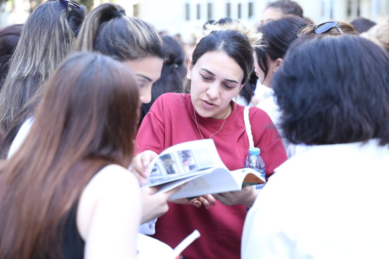 Müəllimlər imtahandan sonra... - FOTOLAR