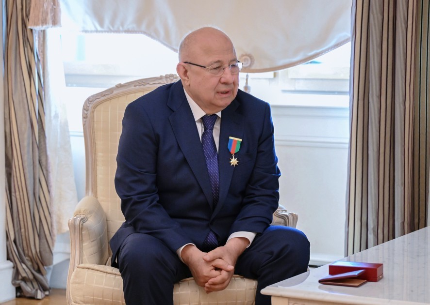 Prezident Qurban Qurbanova “Dostluq” ordenini təqdim etdi - FOTOLAR